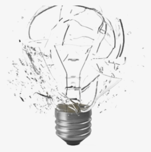 There's Power In The Word 'no' And We're Messing It - Broken Lamp Png #1456676