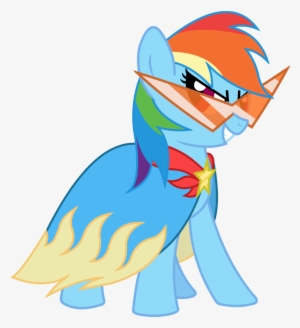 Twitchy-tremor, Cape, Clothes, Kamina, Kamina Glasses, - Rainbow Dash #1457405