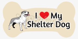 Shelter Dog Car Dog Bone Magnet - Companion Dog #1457482