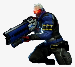 Overwatch Soldier 76 Png Vector Black And White - Overwatch Characters Soldier 76 #1458168