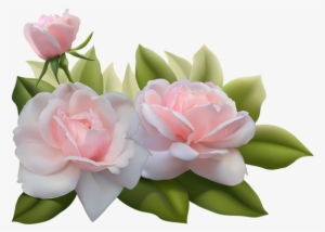 Pink Rose Clipart Three - Beautiful 3d Flower Png #1458410