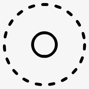 Circle Shape Dotted Target - Circle #1458528