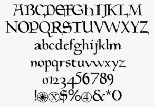 Gothic Magic The Gathering Example - Ballpark Font #1458602