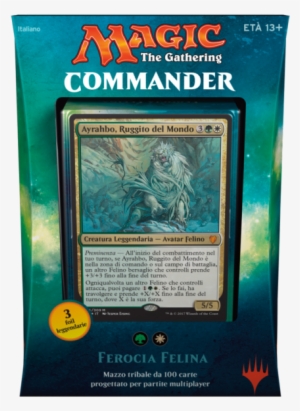 Italian Magic Mtg 2017 Commander C17 Sealed Feline - Magic The Gathering Commander 2018 #1458625