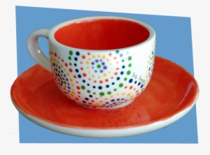 Materials Needed - - Tea Cup Painting Design #1458649
