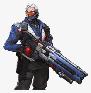 Overwatch Boost With Solider - Soldier 76 Gun Cosplay #1458719