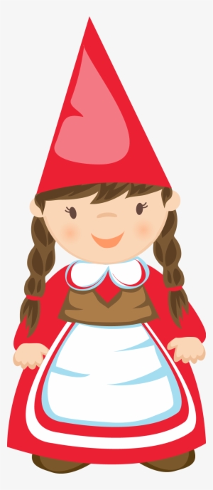 Girl Cartoon Clipart At Getdrawings - Cute Garden Gnome Clipart #1459464