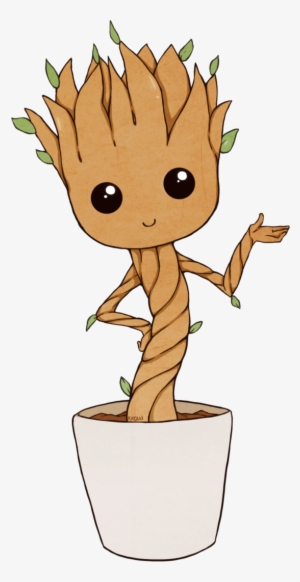 I Am Groot By Katantoon On Deviantart Clipart Download - Baby Groot Cartoon #1459750