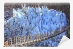 Icicle Of Onouchi, Ogano, Saitama, Japan Wall Mural - Bridge #1460482