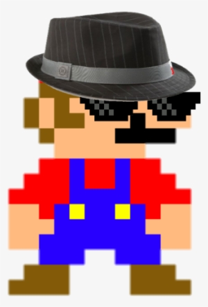Mlg Mario Mlg Mario - 8 Bit Mario Grid #1460677