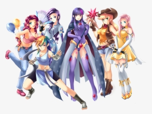 Rwby Version Of Mlp - Main 6 Human Mlp #1460950