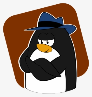 Clipart - Penguin With A Fedora #1461001 Clipart - Penguin With A Fedora #1461001