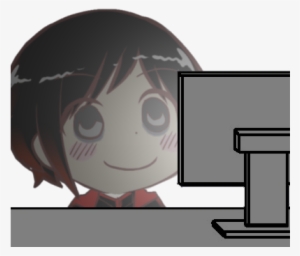 Implying That Rwby Isn't Amazing And That The Nips - Staring At Computer Meme #1461258