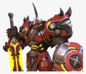 I Had To Check If This Was Just A Cut Paste Job Of - Overwatch Reinhardt China Skin Art #1462055