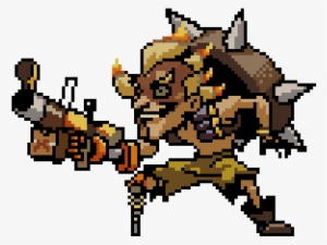 Transparent Junkrat Firework Clip Art Royalty Free - Junkrat Overwatch Pixel Art #1462557