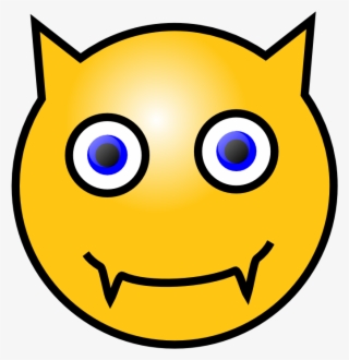 Devil Smiley Clip Art At Clker - Devil Smiley Face #1462774