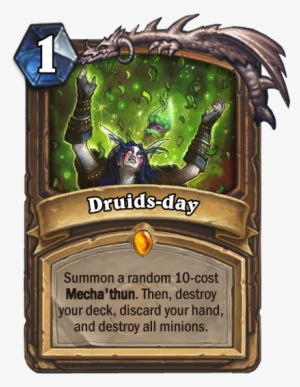 New Druid Legendary Spell 1 - Hearthstone Floop's Glorious Gloop #1462853