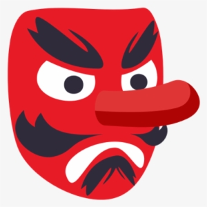 Emoji Clipart Demon - Japanese Goblin Emoji Png #1463117