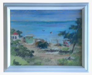 Original Caribbean Coastal Seascape Png Free - Drawing #1463537