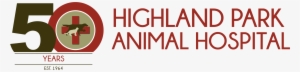 Hpah 50th Logo Transp Header Large - Highland Park Animal Hospital #1463538