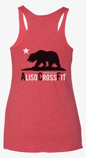 Acf California Bear Ladies Racerback Tank - California State Flag #1463564
