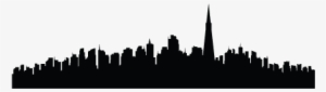 San Francisco Skyline Wall Wall Art Decal - Sf Skyline Black And White #1464359