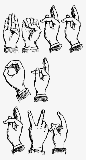 We At Libre Graphics Magazine Have A Thing For Open - Deaf Alphabet O #1464811