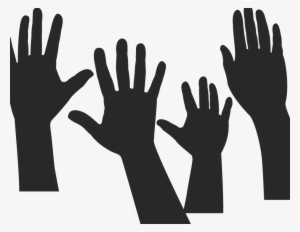 Raised Hands Png - Raising Hand No Background #1464875