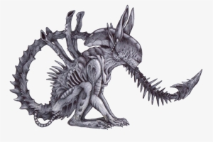 Cat Xenomorph By Zombiemutt13 - Xenomorph With Cat #1464877