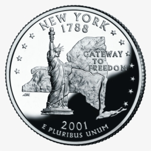 Wv Quarter Png Freeuse - New York Quarter #1464897