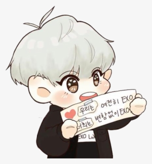 Vector Black And White Afficher L Image D Origine Pinterest - Chanyeol Exo Fanart Chibi #1465971