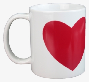 Magic Morning Coffee Mug,red Heard 11 Oz Heat Sensitive - Mug #1466075
