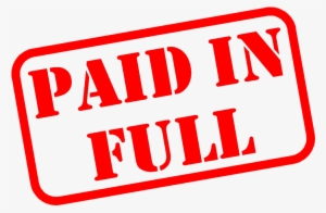 Fully Paid - Paid In Full Stamp #1466760