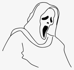 Casper Ghostface Drawing Halloween Free Commercial - Ghostface Clipart #1466959