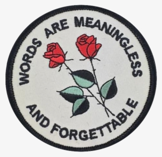 Roses Badge Xyresic - Grunge Sticker #1467451