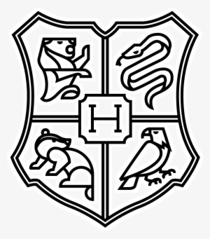 Grifinória Brasão Preto E Branco #1467776