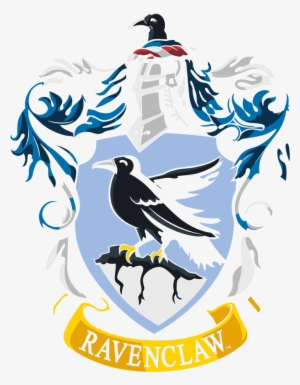 Harry Potter Ravenclaw Crest Men's V Neck T Shirt - Wall Decal: Revenclaw Crest - Harry Potter #1467804