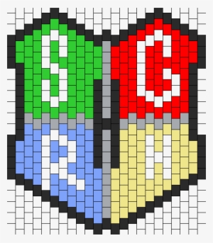 Hogwarts Crest Peyote Bead Pattern - Bead Weaving #1468060