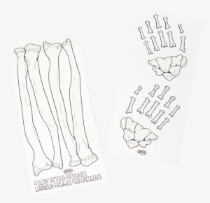 Gid Skeleton Hands Tattoo, , Large #1468371 Gid Skeleton Hands Tattoo, , Large #1468371