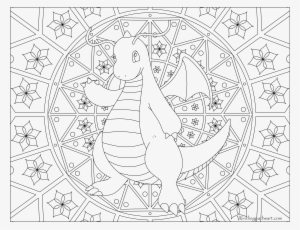 #149 Dragonite Pokemon Coloring Page - Pokemon Adult Coloring Pages #1469884