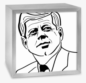 Clipart Black And White Stock Cognosco Fotokunst Design - John F. Kennedy #1470142