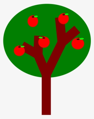 This Free Icons Png Design Of A Tree With Apples #1470226