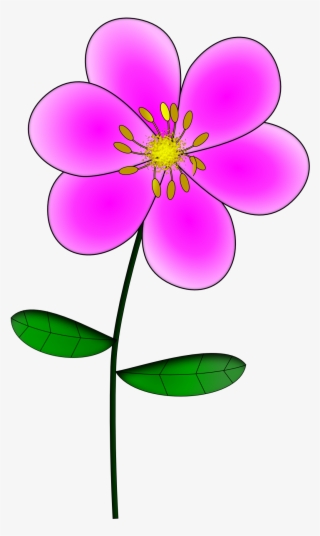 Purple Roses Png Clip Art Imageu200b - Hình Bông Hoa Nhỏ #1470722