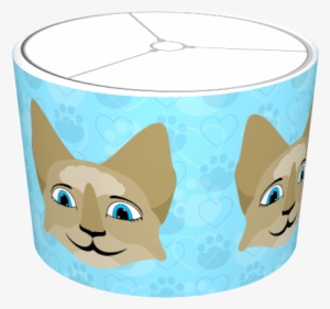 Anime Cat Face With Blue Eyes - Cartoon #1470860