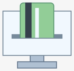 Online Payment With A Credit Card Icon - Credit Card #1471489