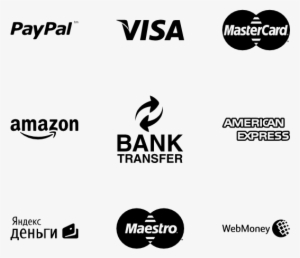 Payments Logos - Payment Card Png Black #1471546