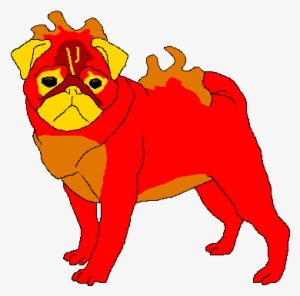 Fire Pug - Jpeg #1471857