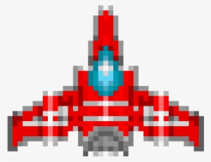 Enemy Space Ship - Enemy Ship Pixel Art Png #1472422