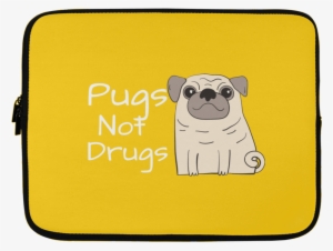 Pugs Not Drugs Laptop Sleeves - Christmas Day #1472527