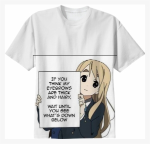 Shop Maroon A Shit Cotton T Shirt By Indian Man Art - If You Think My Eyebrows Are Thick #1472561